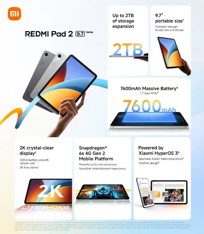 Xiaomi Redmi Pad 2 4G 4GB+128GB